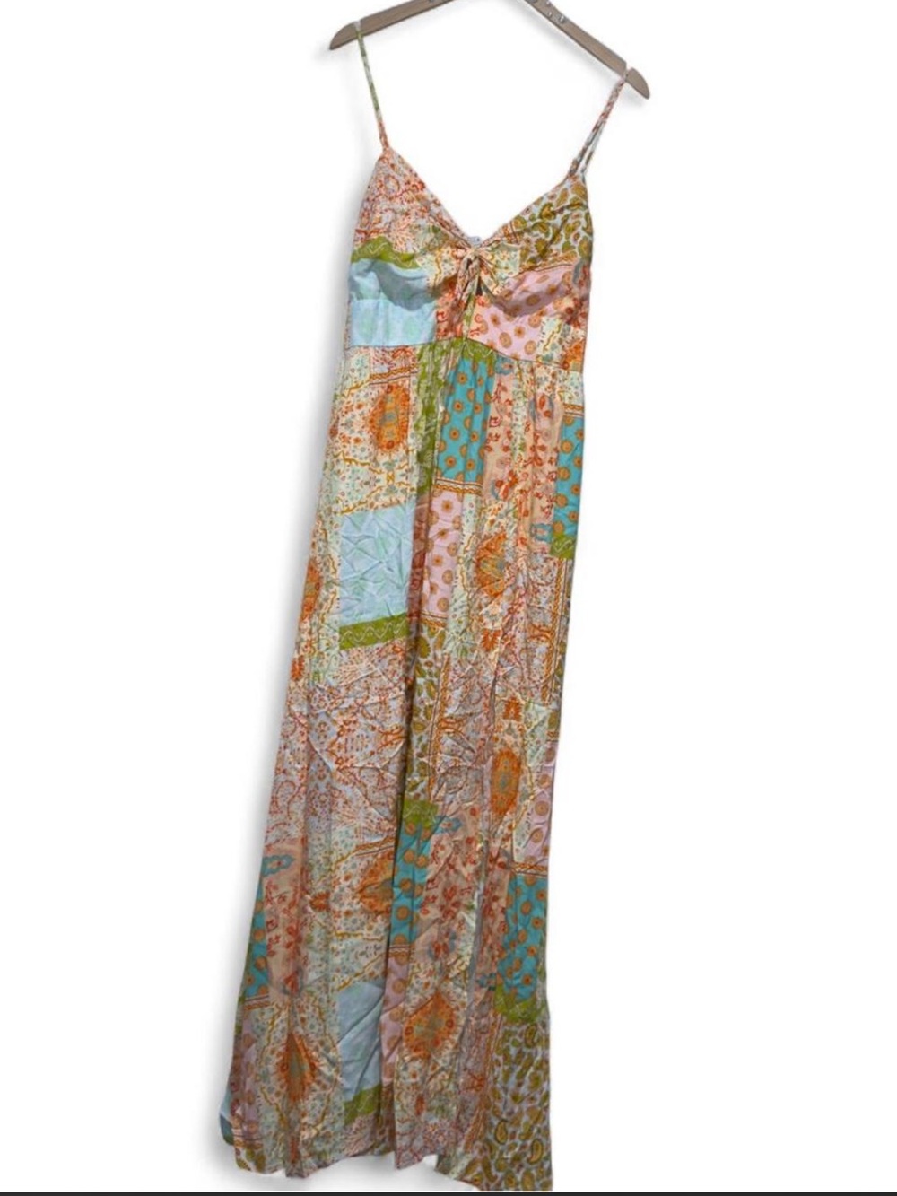 Baltic Born Kamari Tank Maxi Dress Patchwork Dress Boho Beach Size XL - Picture 2 of 10